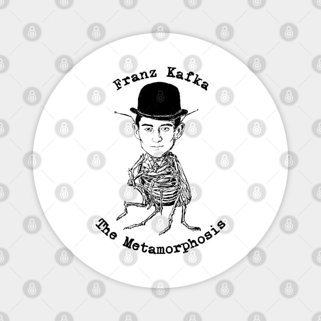 The Metamorphosis of Franz Kafka Magnet by FZ ILLUSTRATIONS